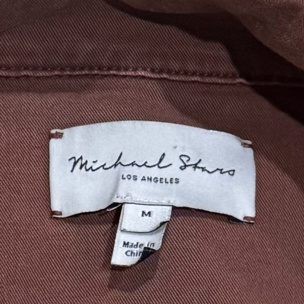Michael Stars Ingrid Utility Jacket in Color Rust Women’s Size M - Picture 10 of 13